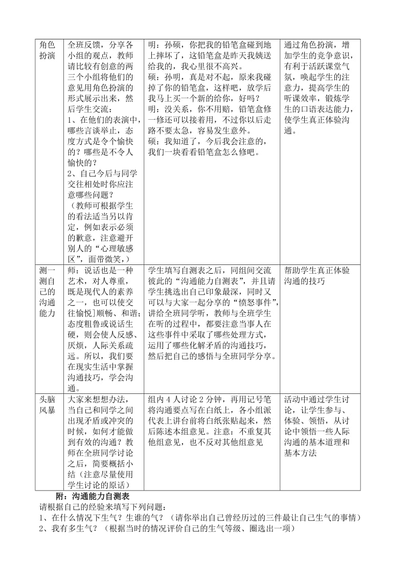 《学会沟通》教学设计及反思.doc_第2页