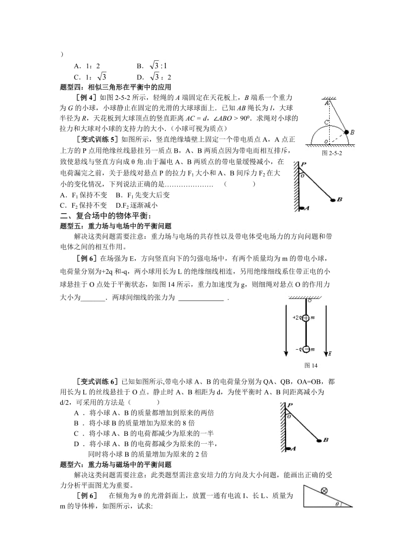 各种性质的力和物体的平衡(教案).doc_第3页