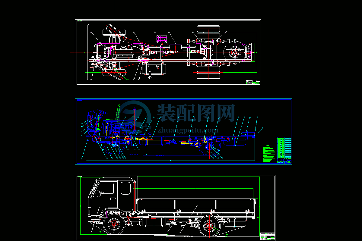 3噸柴油動力貨車設(shè)計（總體設(shè)計）