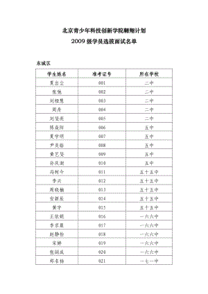 北京青少年科技創(chuàng)新學(xué)院翱翔計劃.doc