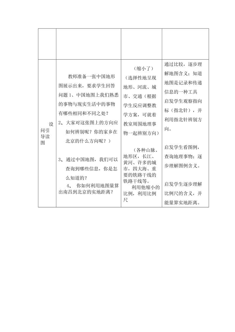 地图的基本要素教学设计与反思.doc_第2页