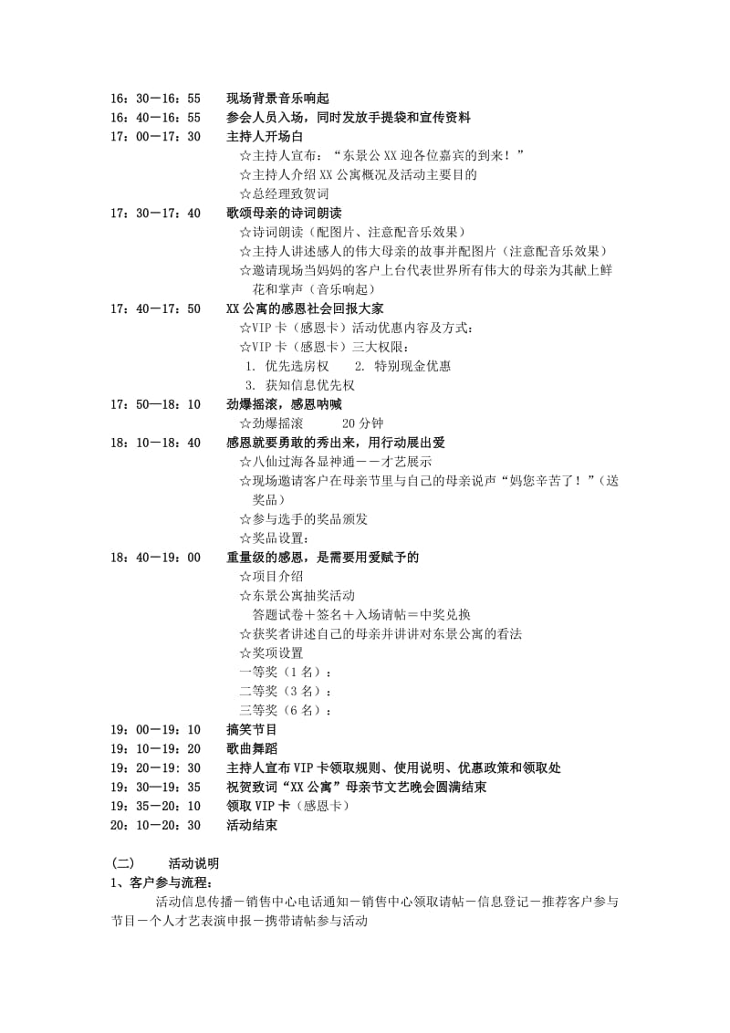 公寓房地产项目活动执行方案.doc_第3页