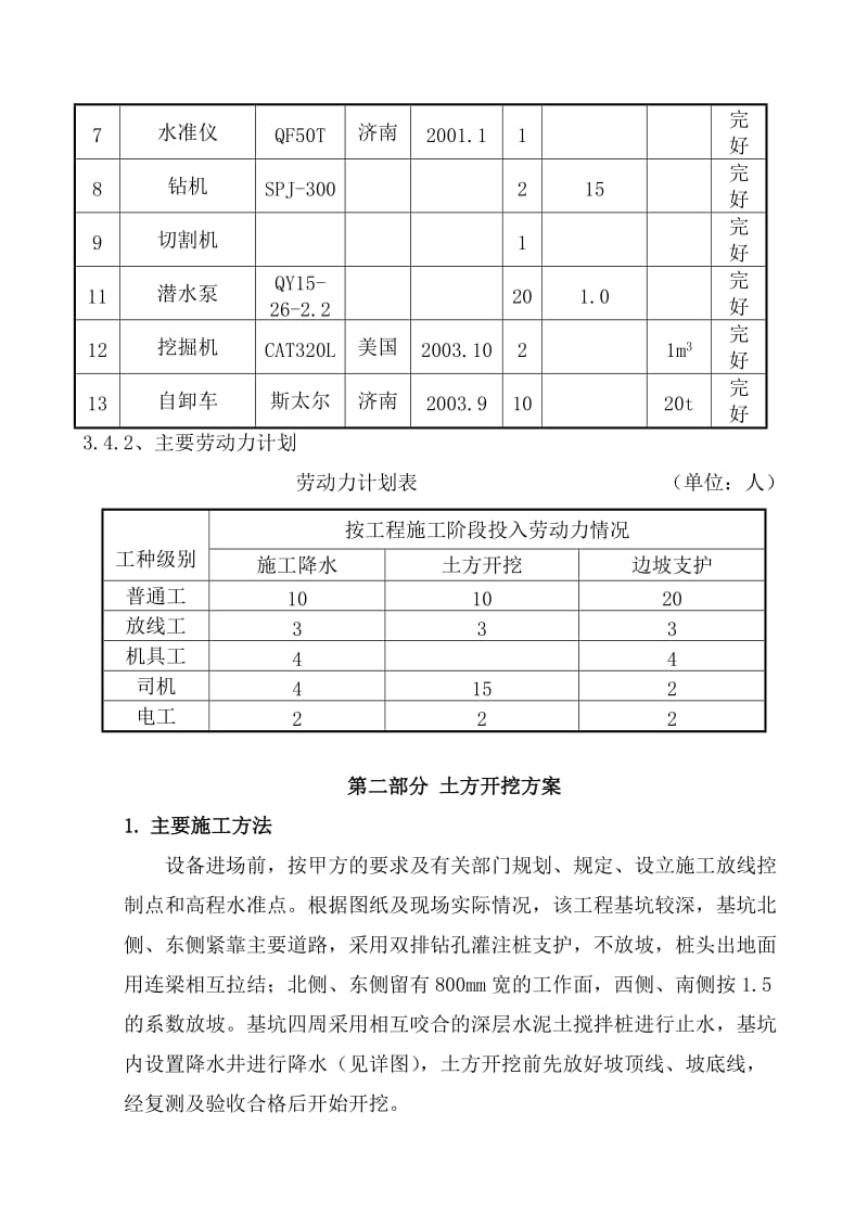 土方开挖、基坑支护及降水安全方案.doc_第3页