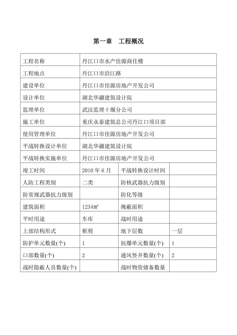 人防工程平战转换方案.doc_第1页