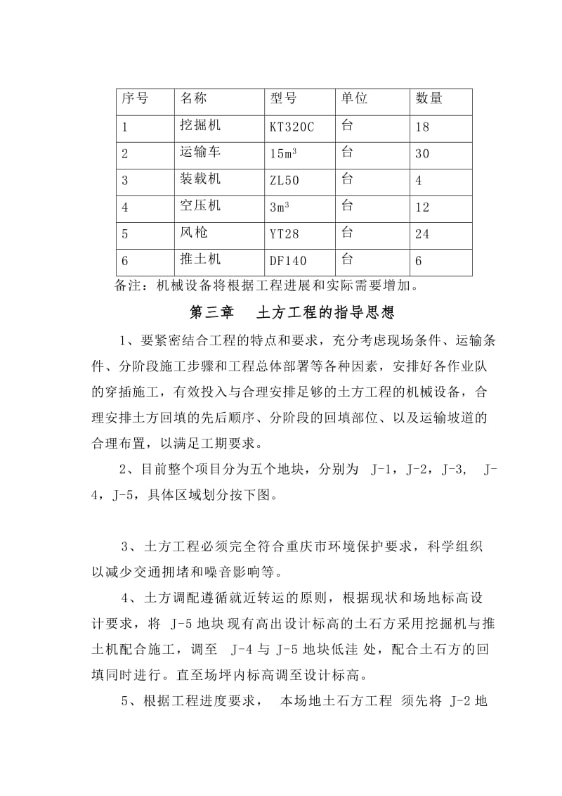 场地土方调配、挖运施工方案1new.doc_第3页