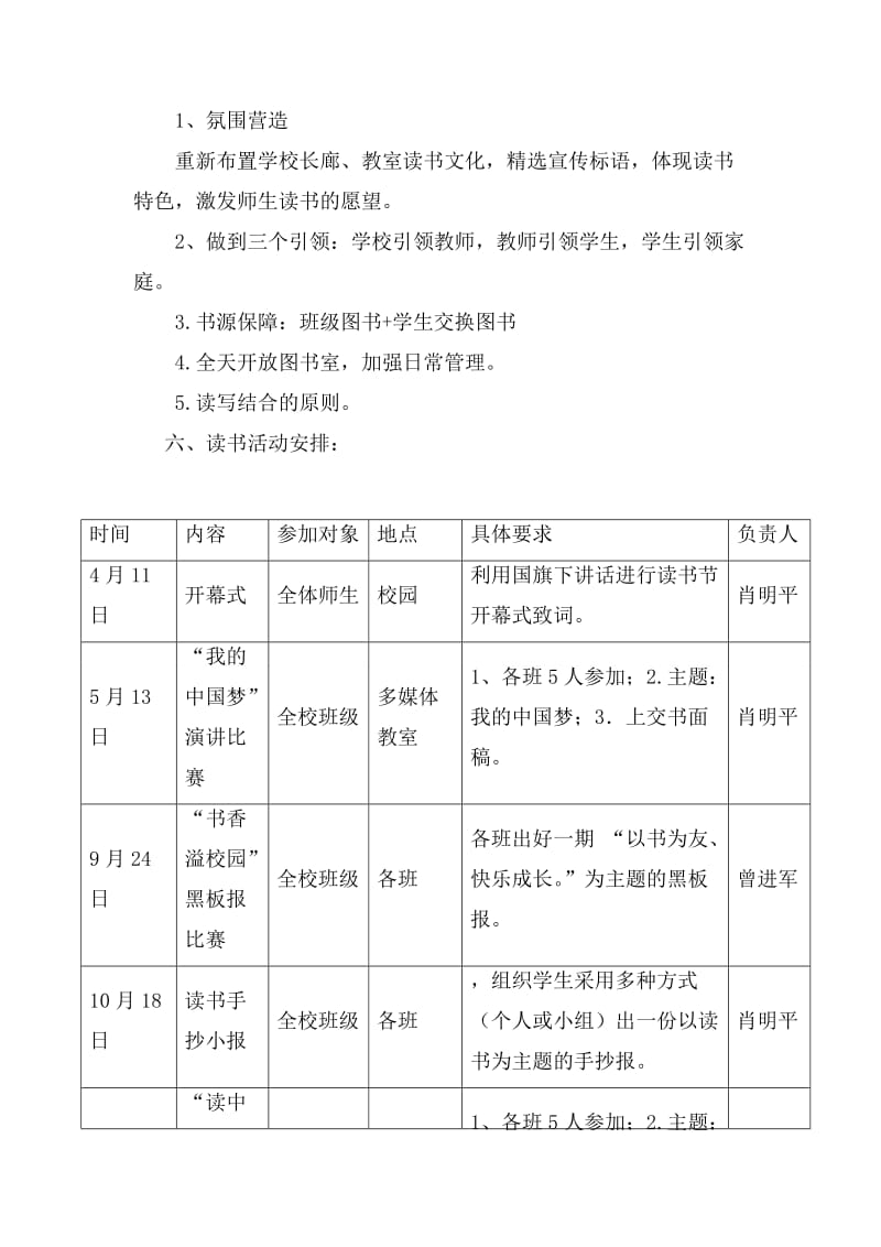 五岭乡太平里中学2013年“校园读书节”读书方案.doc_第2页