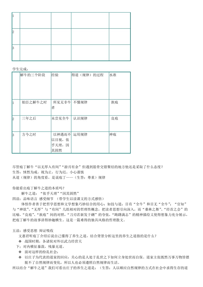 《庖丁解牛》教学设计.doc_第3页