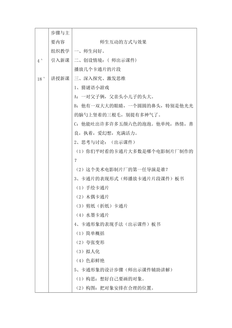 《设计有趣的卡通形象》教学设计.doc_第2页