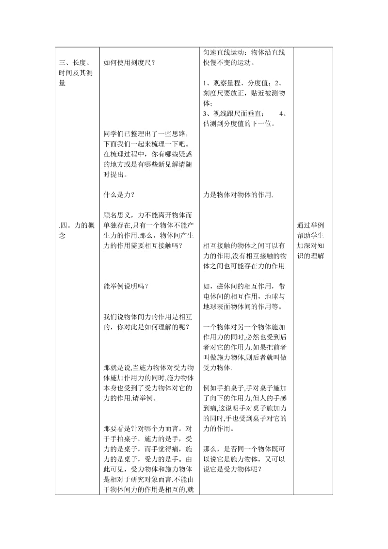 人教版第十二章《运动和力》复习课教案.doc_第2页