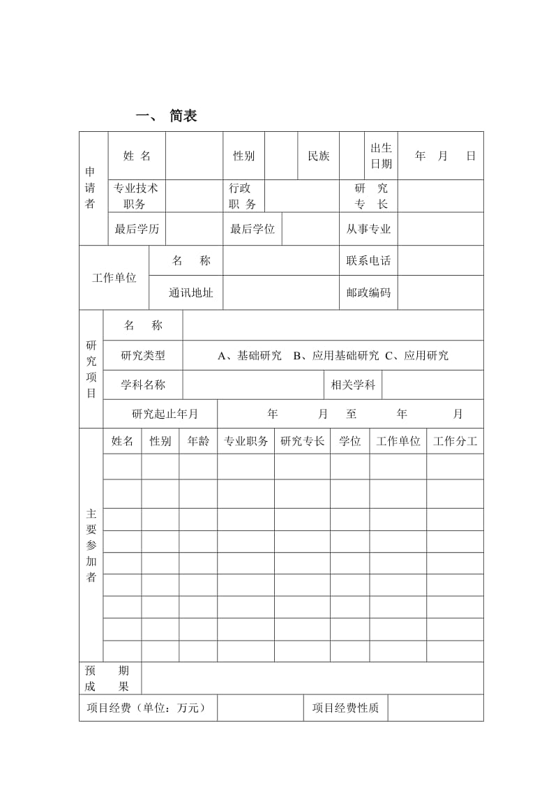 安徽省高等学校青年教师科研资助计划人文社会科学项目申请书.doc_第3页