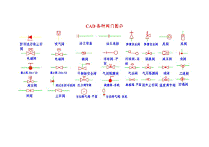 CAD各種閥門圖示.doc