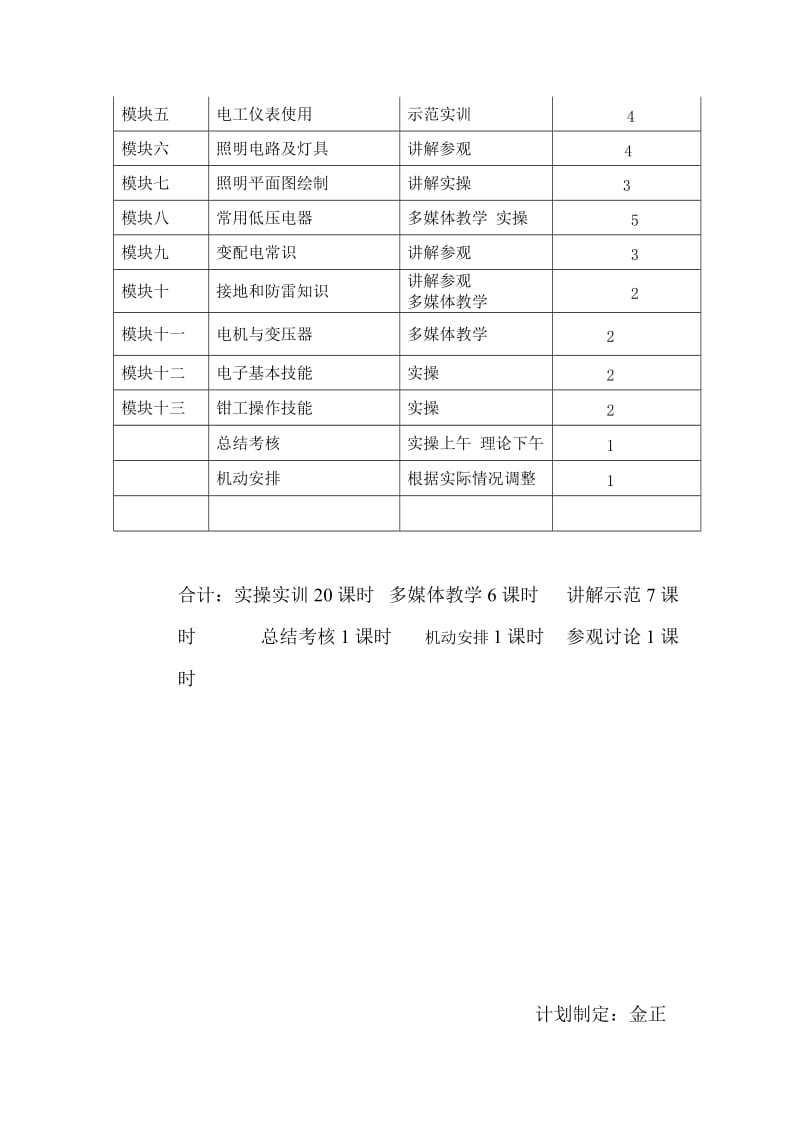 电工短期培训教学计划.doc_第3页