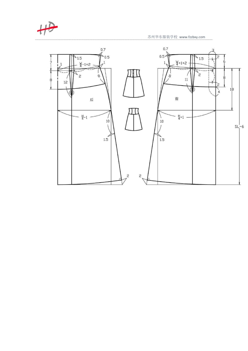 四款高腰裙子的结构制图方法.docx_第2页