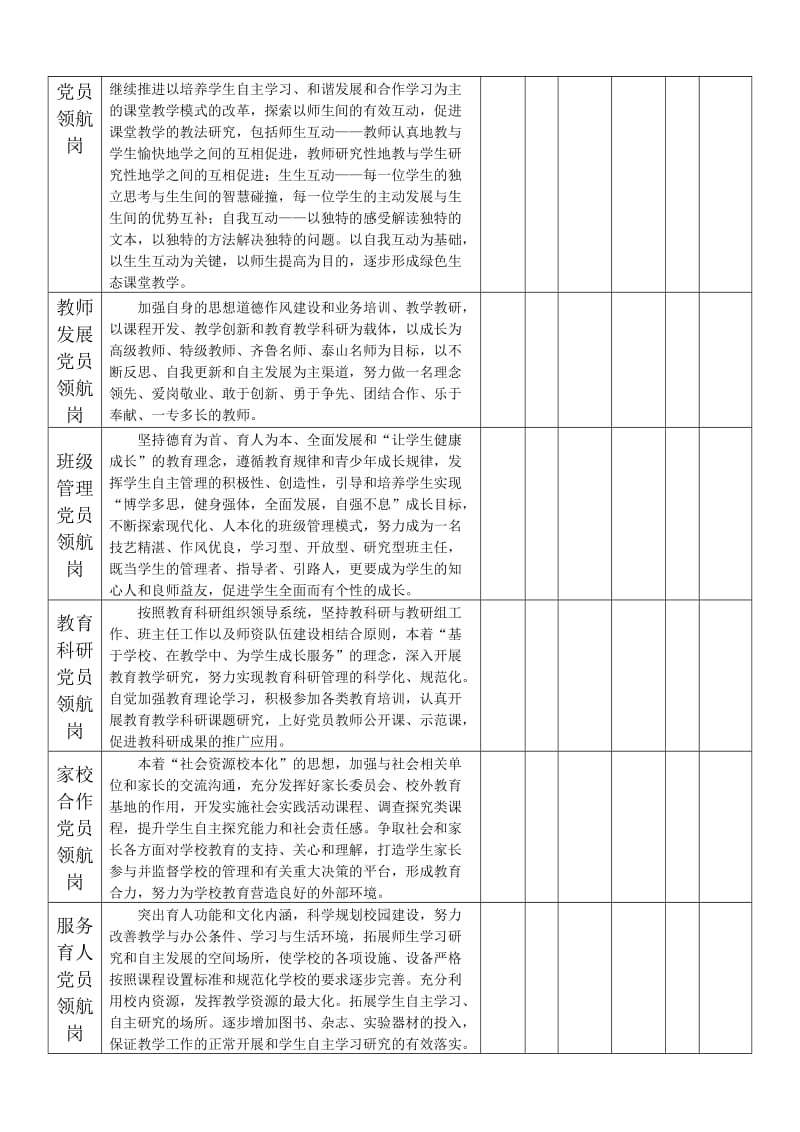 “幸福教育党员领航行动”活动安排表.doc_第2页