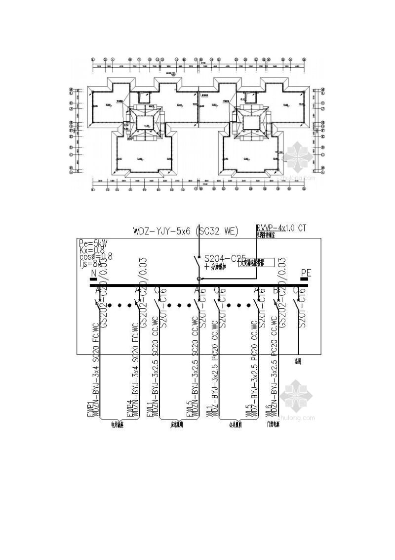 小区高层住宅楼电气图纸.doc_第3页