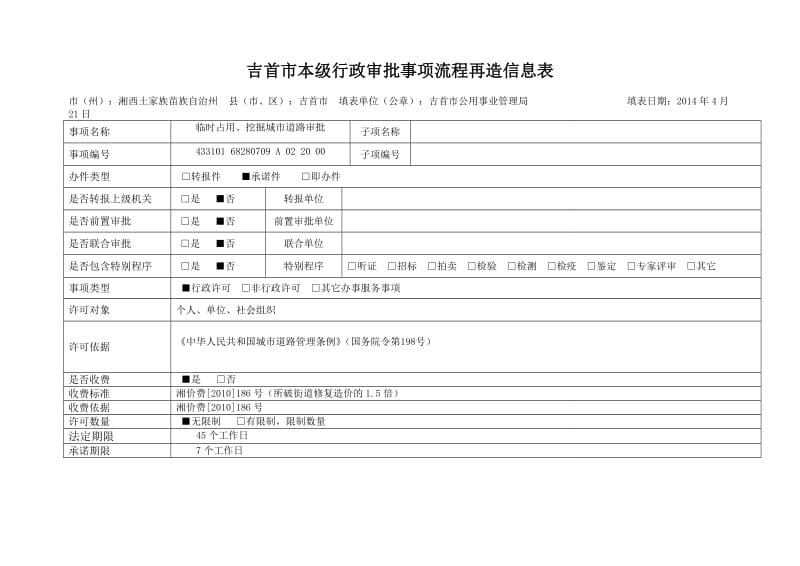 临时占用、挖掘城市道路审批.doc_第1页