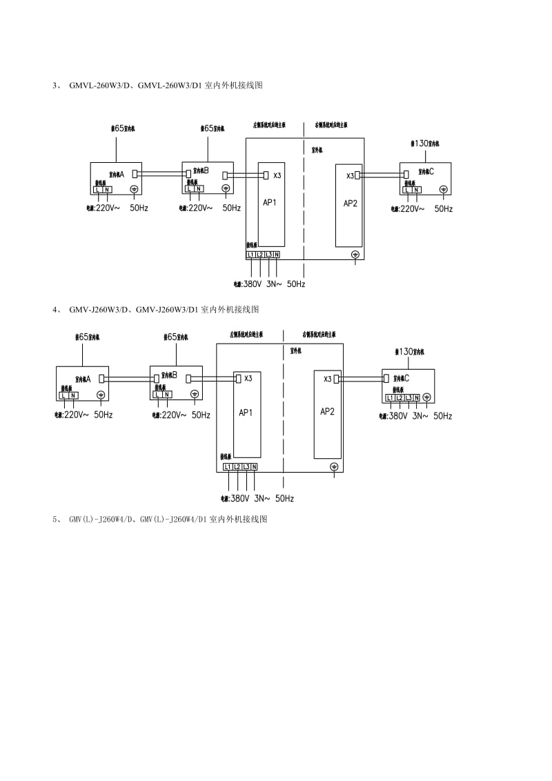 GMV智能多联机组产品电气安装.doc_第3页