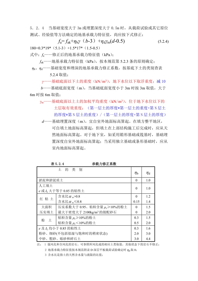 塔吊基础地基承载力修正及线性内插法.doc_第1页