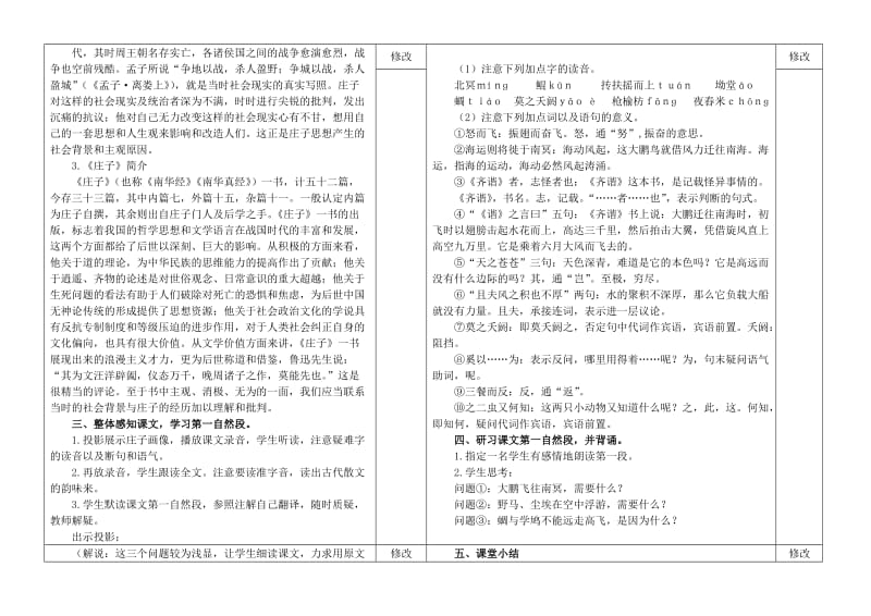 活页教案《逍遥游》.doc_第2页