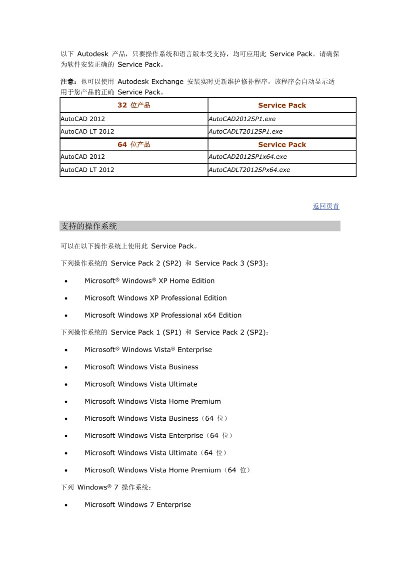 AutoCADLT2012ServicePack自述.doc_第2页