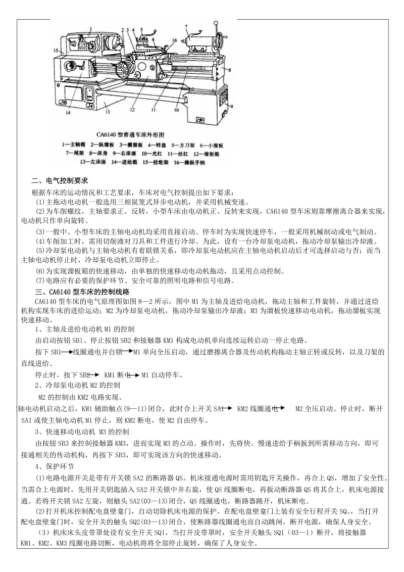CA6140型车床电气控制线路及安装检修.doc_第2页