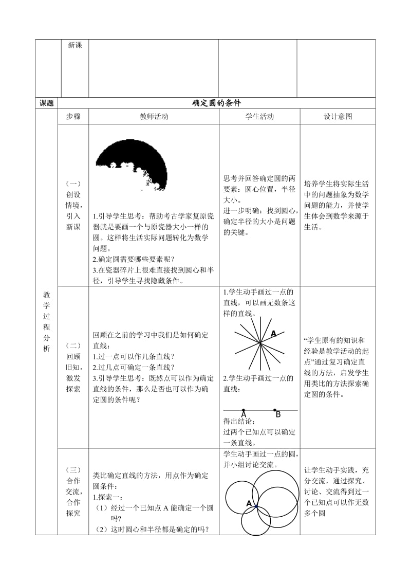 确定圆的条件教学设计.doc_第2页