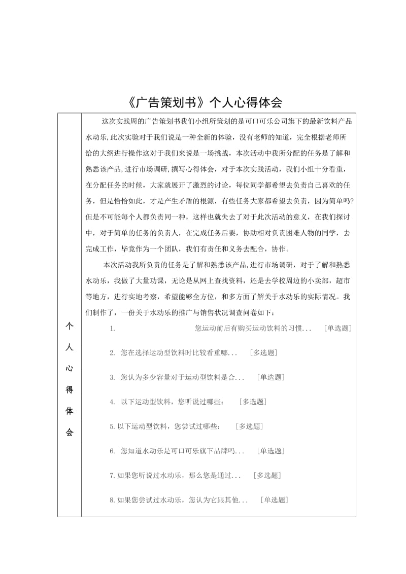 广告策划书教学大纲.doc_第2页