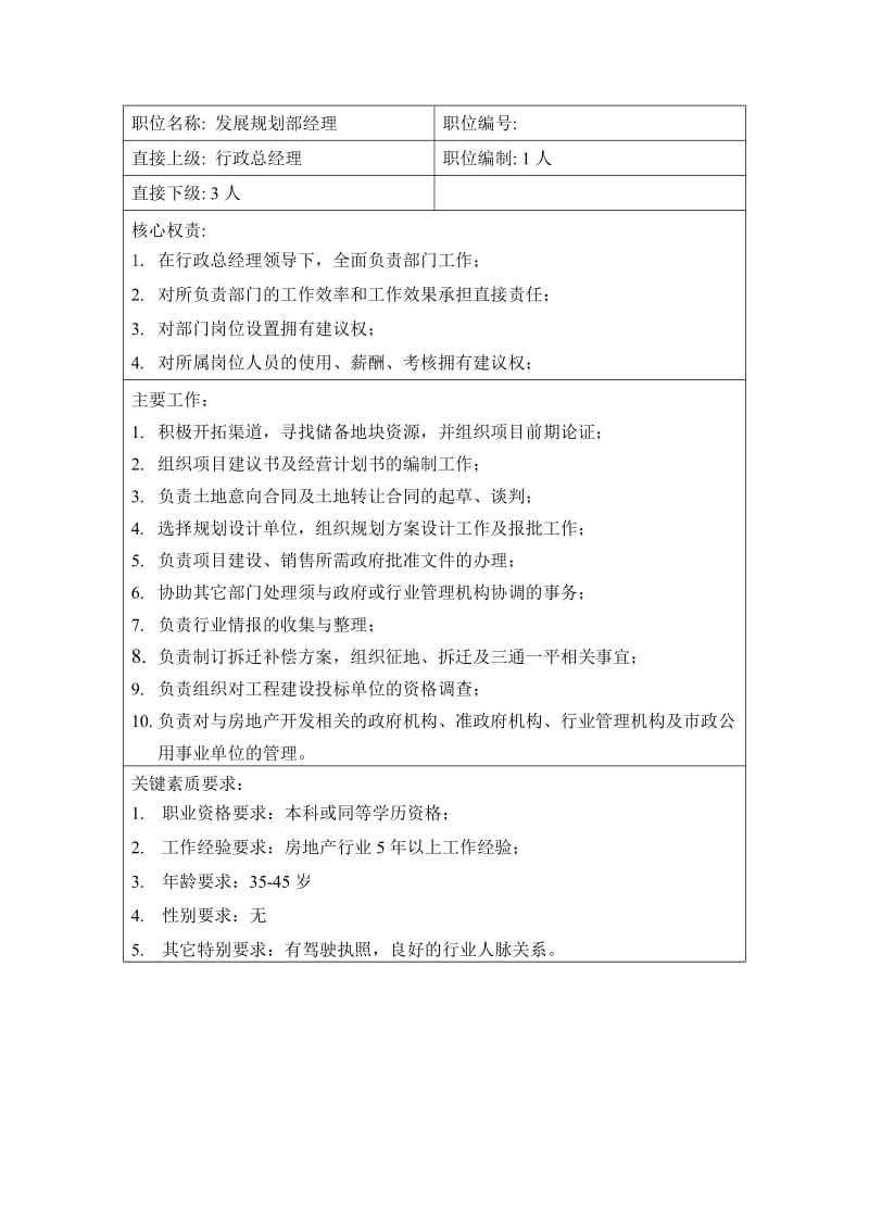 房地产公司发展部、项目部主要职能.docx_第2页