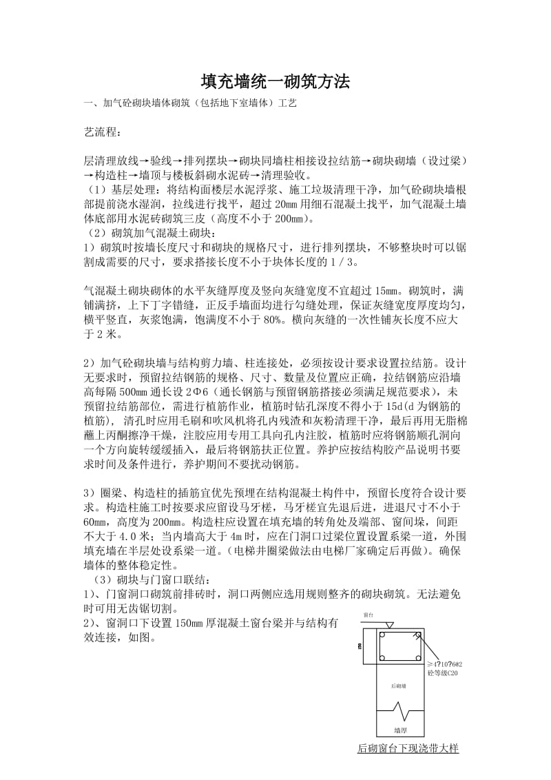 填充墙统一砌筑方法.docx_第1页