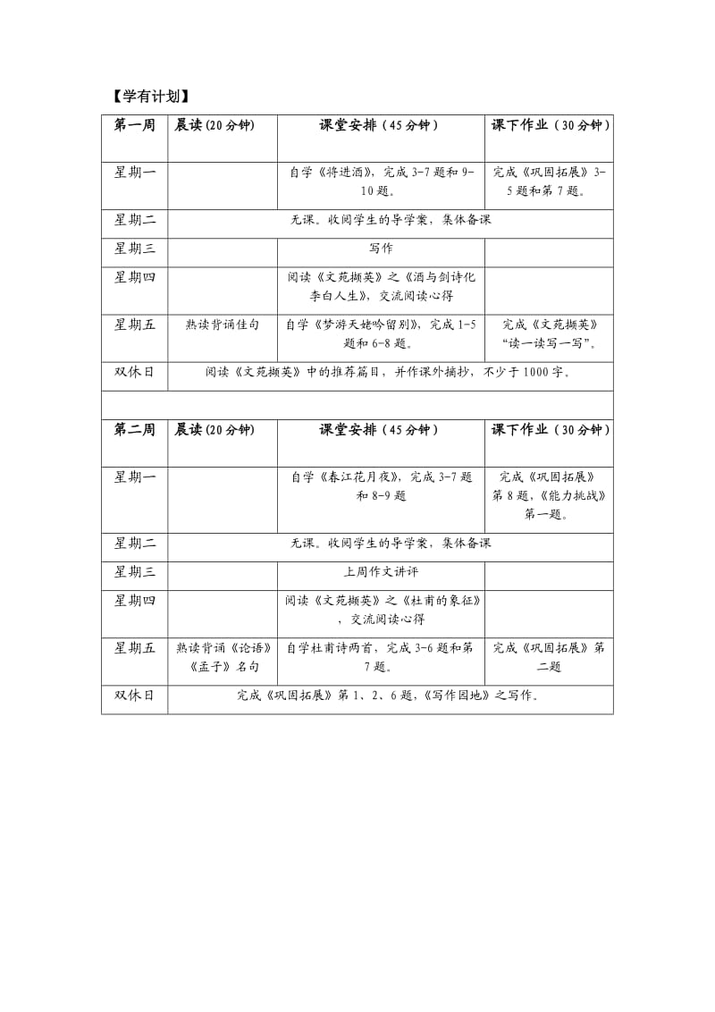 鲁人版选修课《唐诗宋词》第一单元学案.doc_第2页