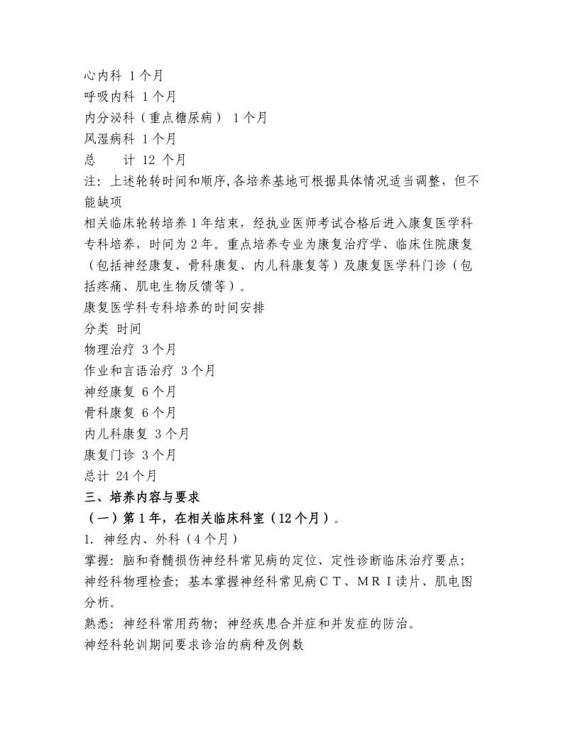 康复科医师培训计划.doc_第2页