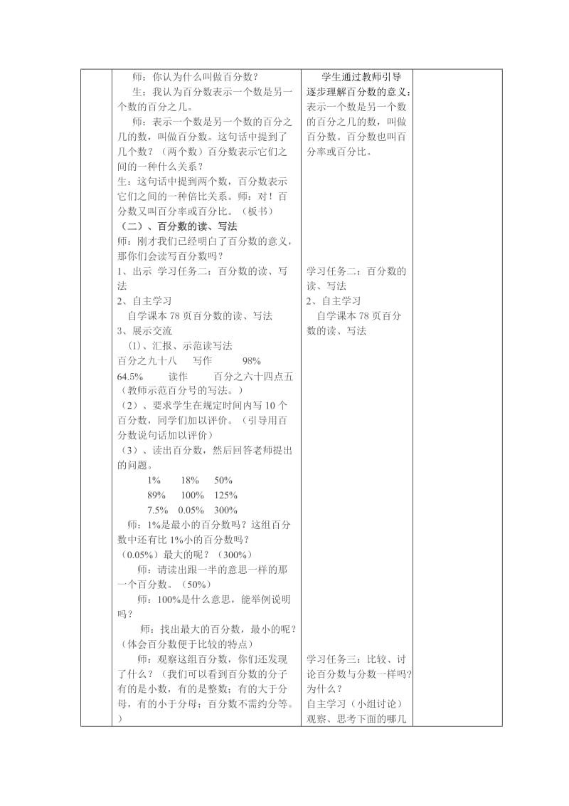 百分数的意义和写法导学案秦.doc_第2页