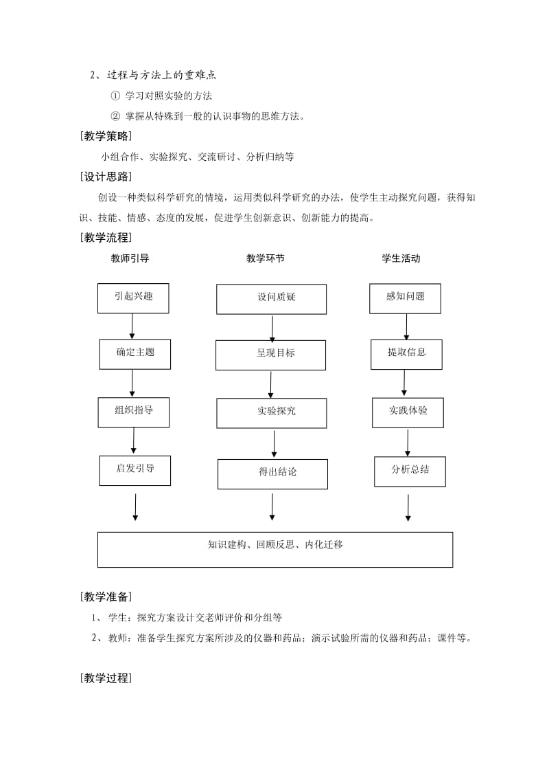 鲁科版化学2(必修)化学反应的快慢和限度1教学设计.doc_第2页