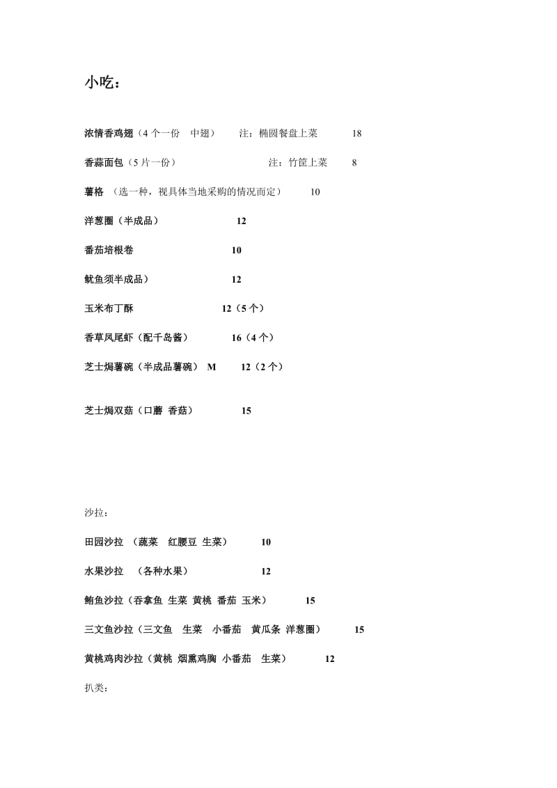 比萨美食网筹建的披萨店的菜单计划.doc_第2页