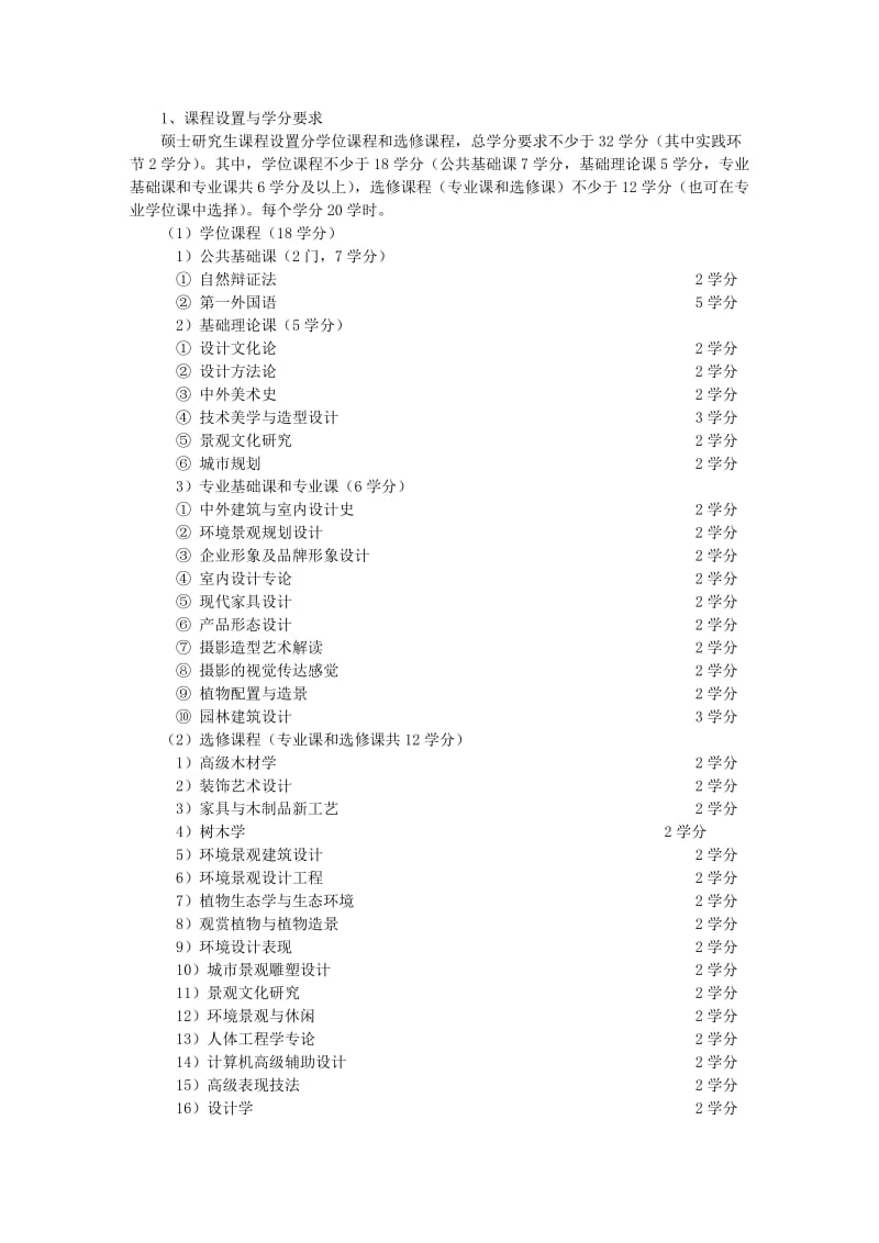 设计艺术学学科硕士学位研究生培养方案.doc_第2页