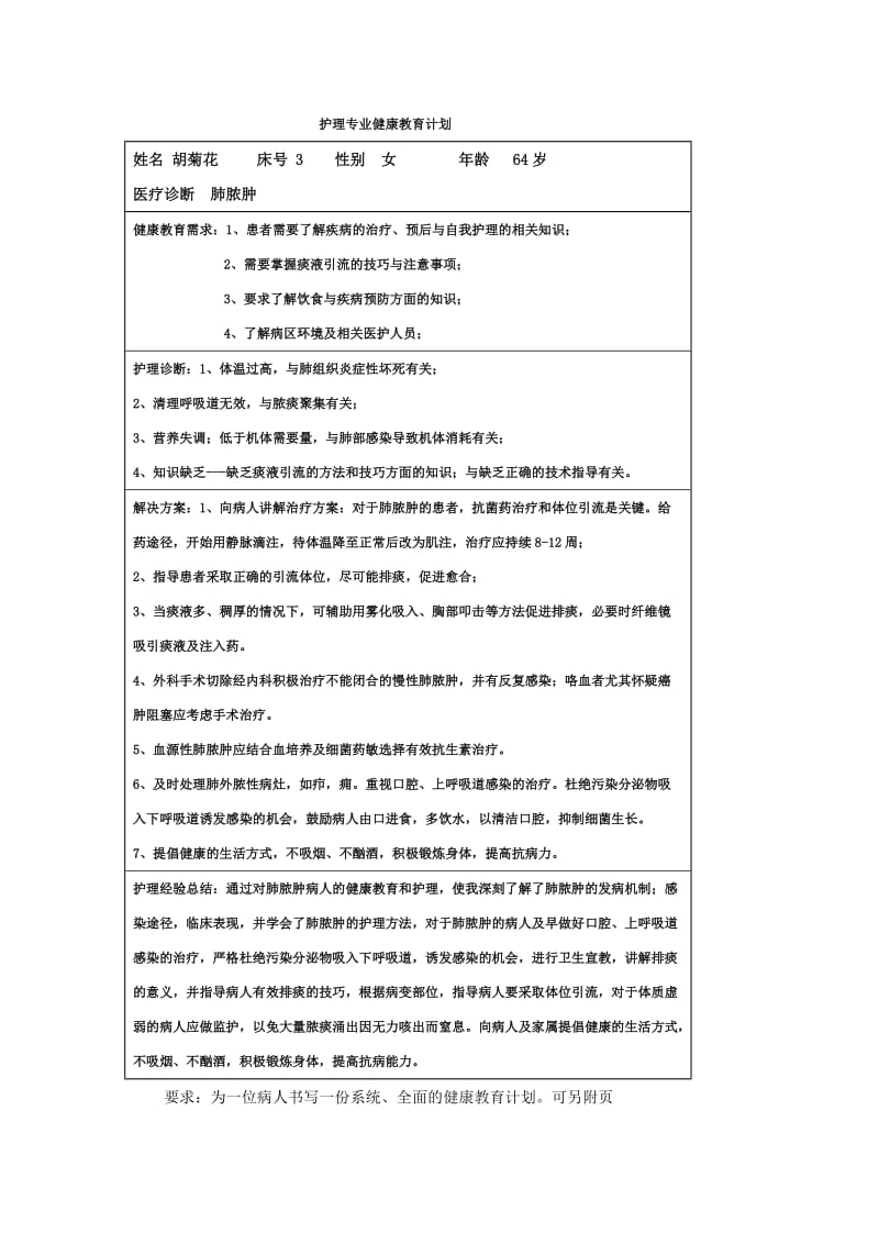 护理专业健康教育计划(县级以下).doc_第2页