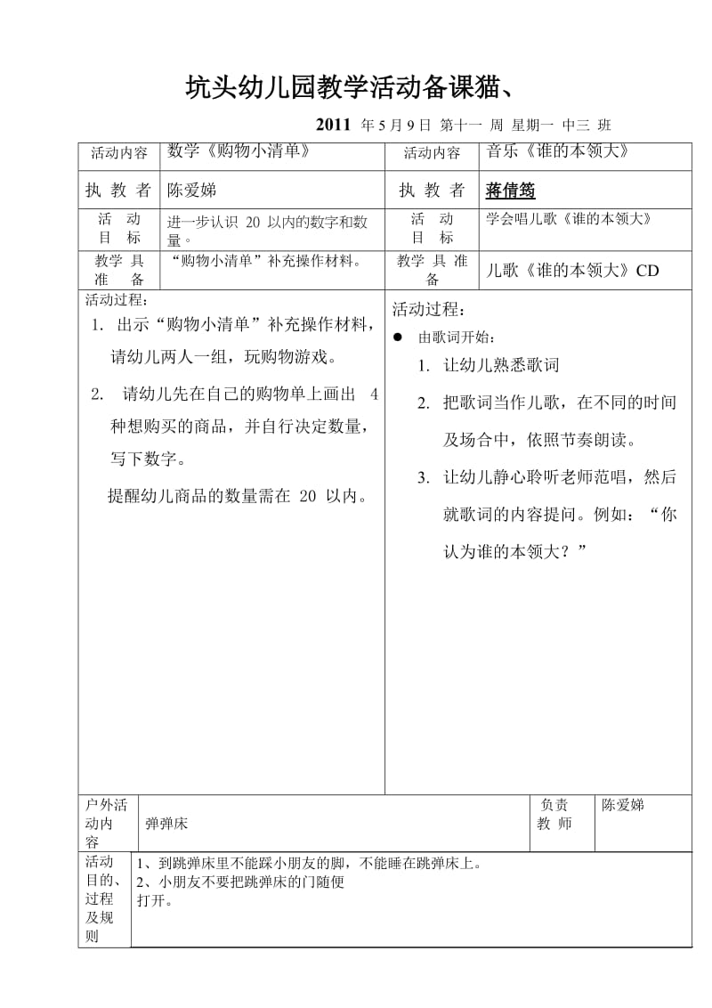 坑头幼儿园2011学年第二学期中三班备课,第十一周.doc_第2页