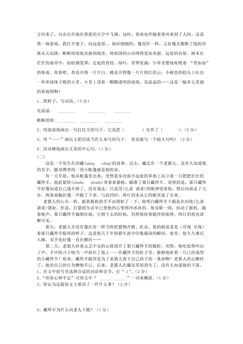 五年级下语文试卷(庞).doc_第3页