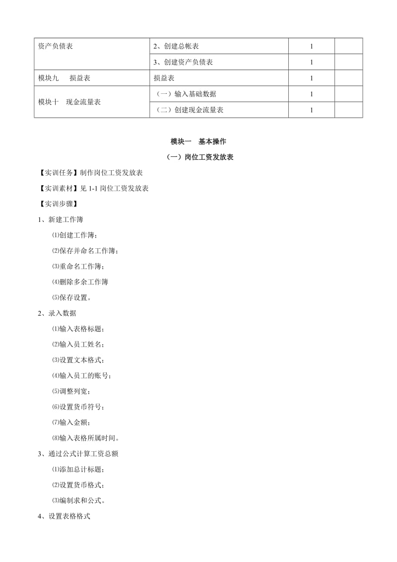 Excel的会计应用实训教案.doc_第2页