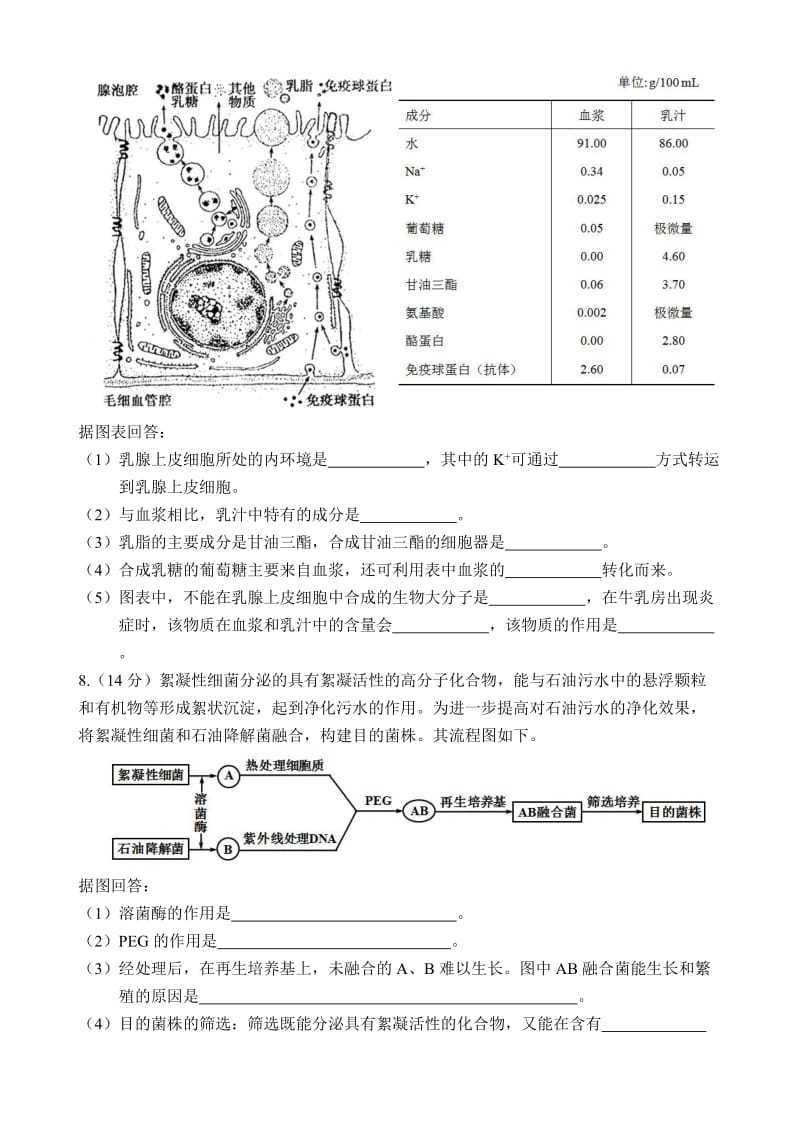 2011年高考理综生物试卷及答案(天津卷).doc_第3页
