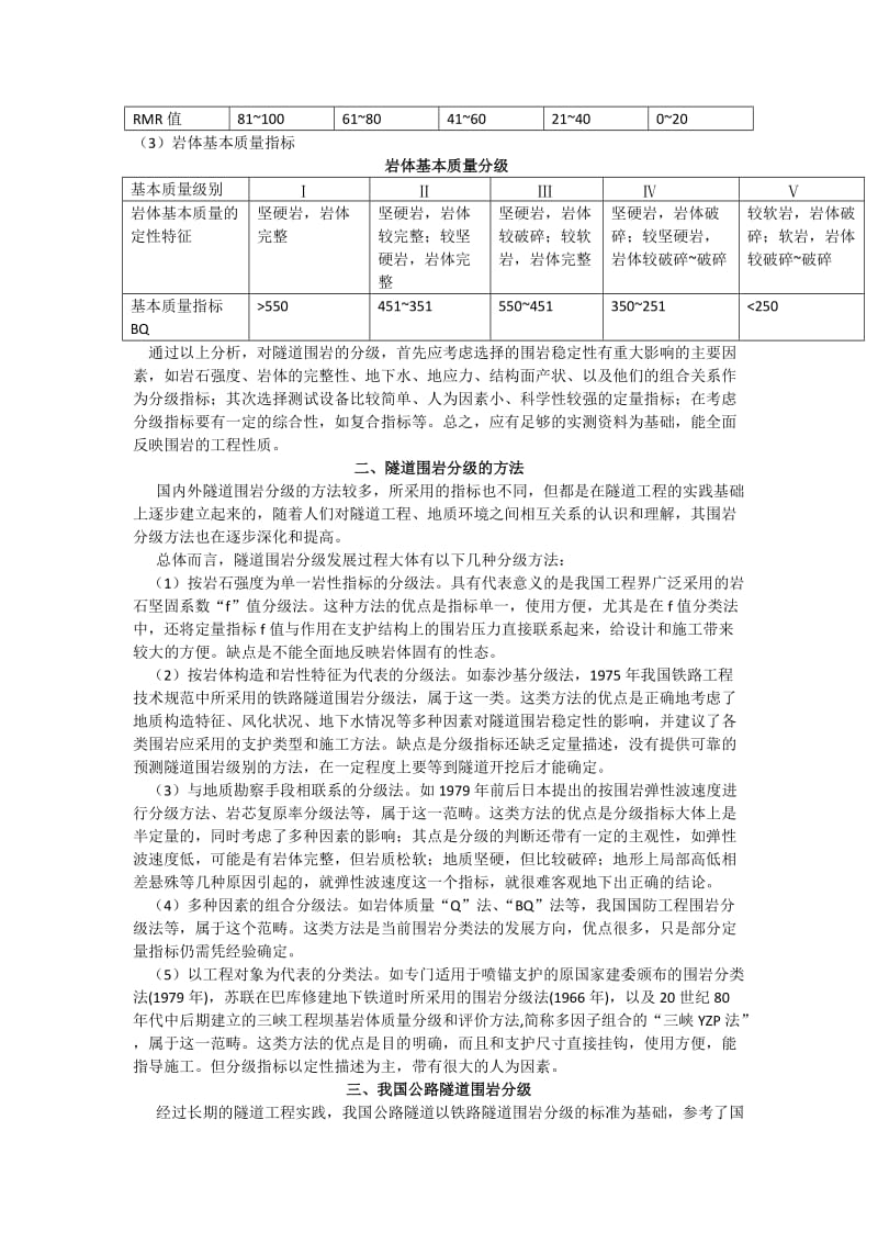 题目隧道围岩分级及其应用.docx_第2页