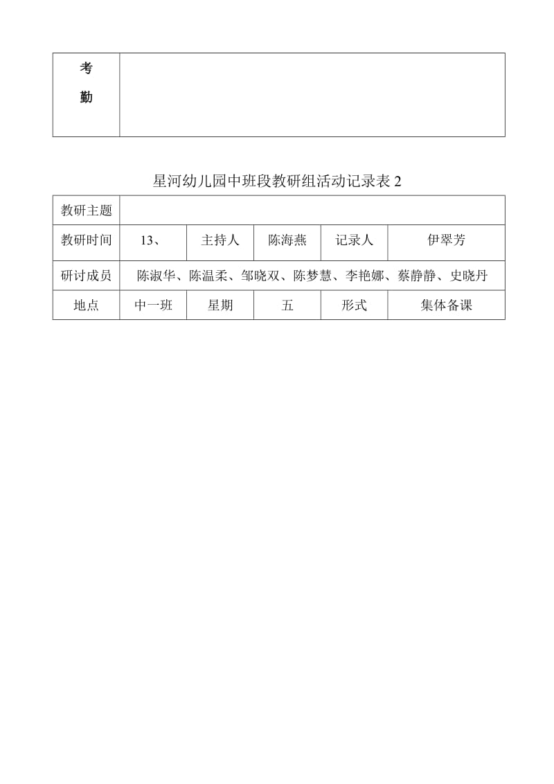 星河幼儿园中班段教研组活动记录表.doc_第3页