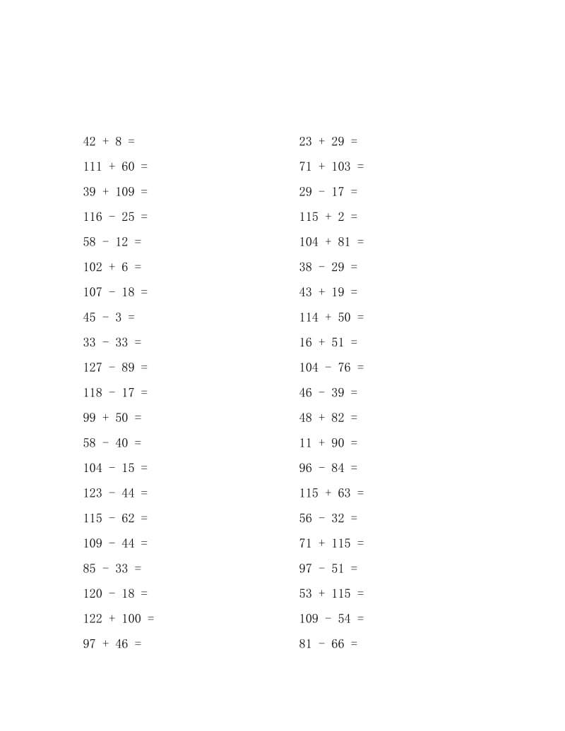 小学生口算题以内.doc_第1页