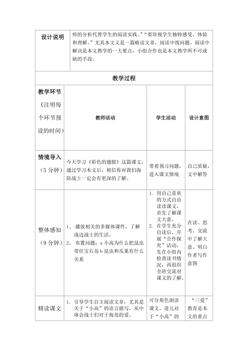 教学设计与反思模板.doc_第2页