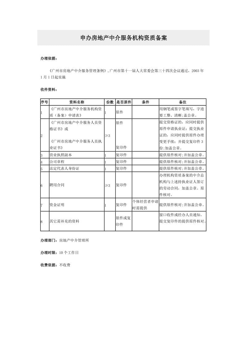 申办房地产中介服务机构资质备案.docx_第1页