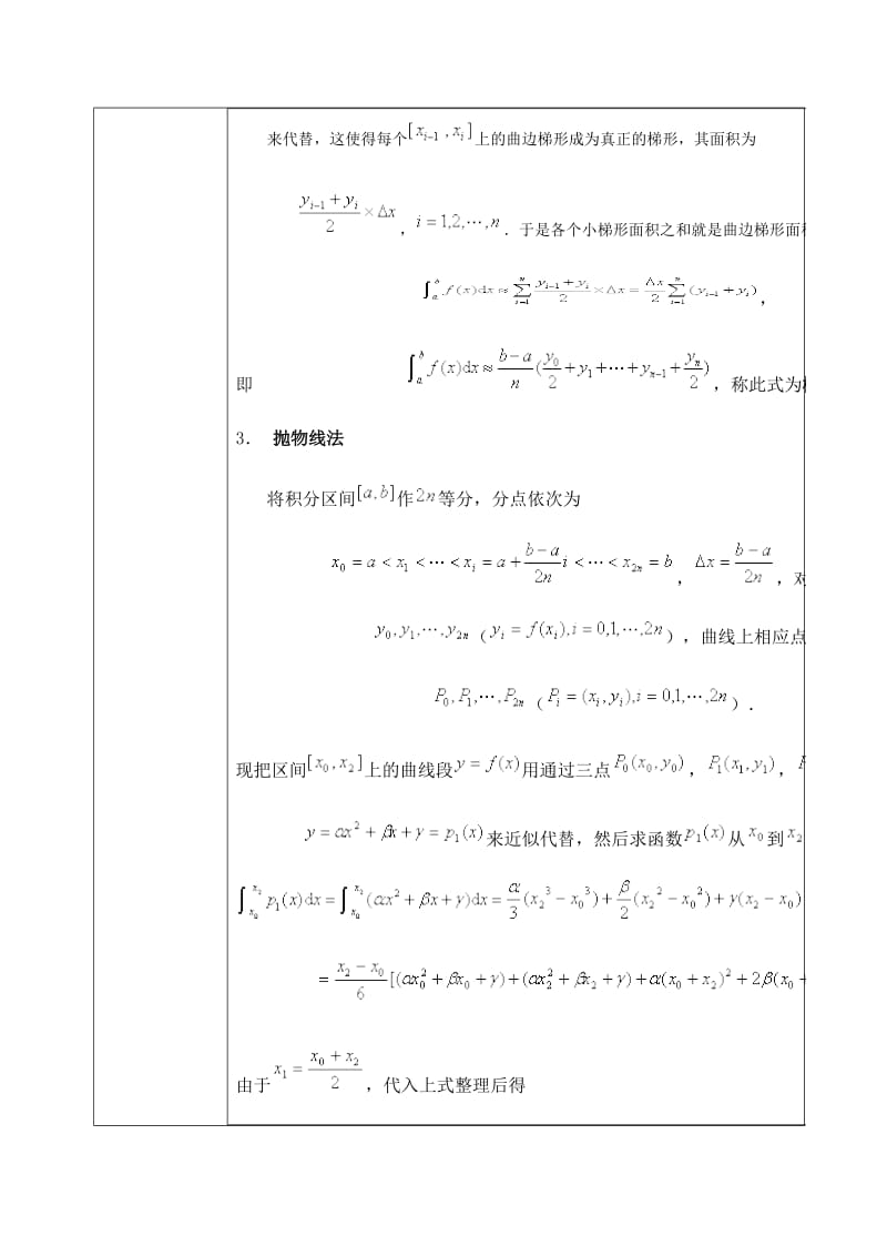 定积分的近似计算(数学实验报告matlab版).doc_第3页