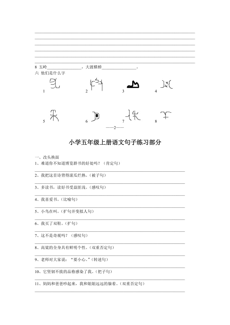 五年级上册基础专项及单元期中期末卷.doc_第3页