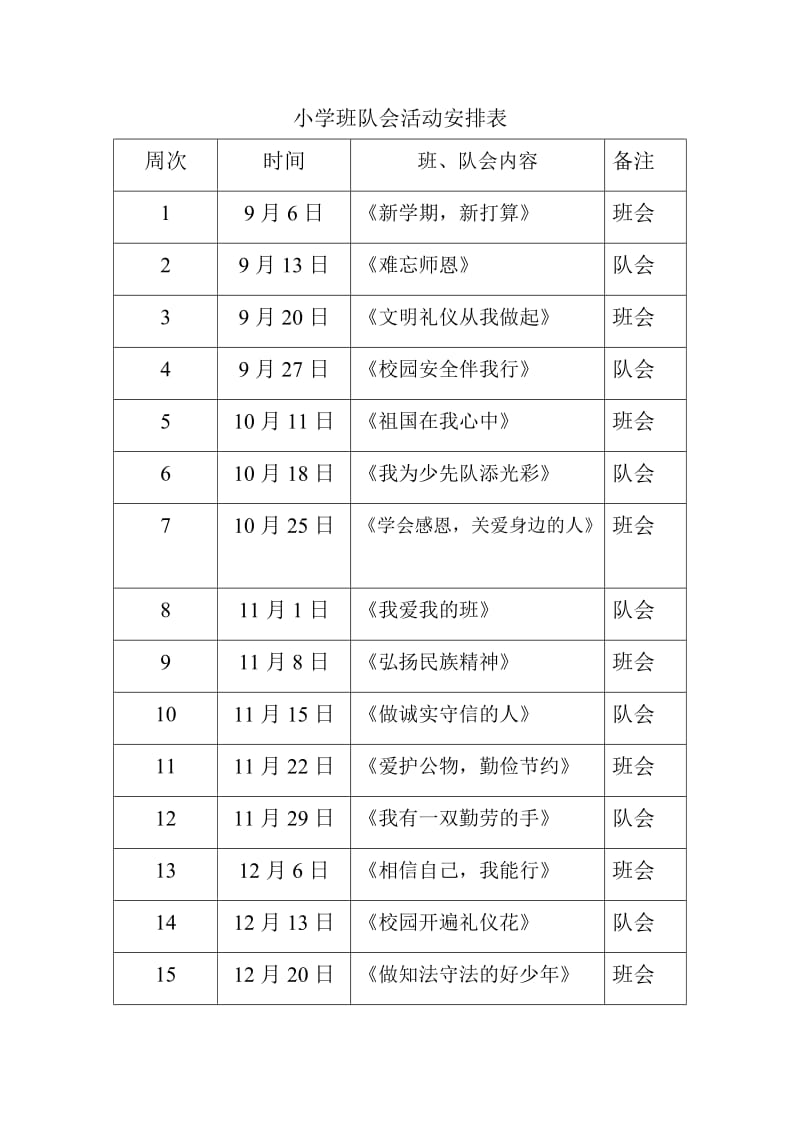 小学三年上学期主题班队会教案汇编全案.doc_第2页