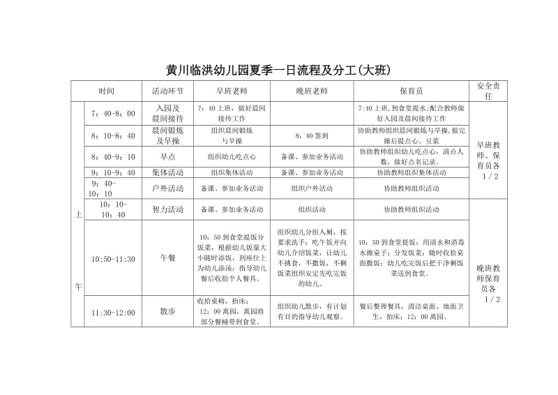 大班夏季一日活动安排表.doc_第1页