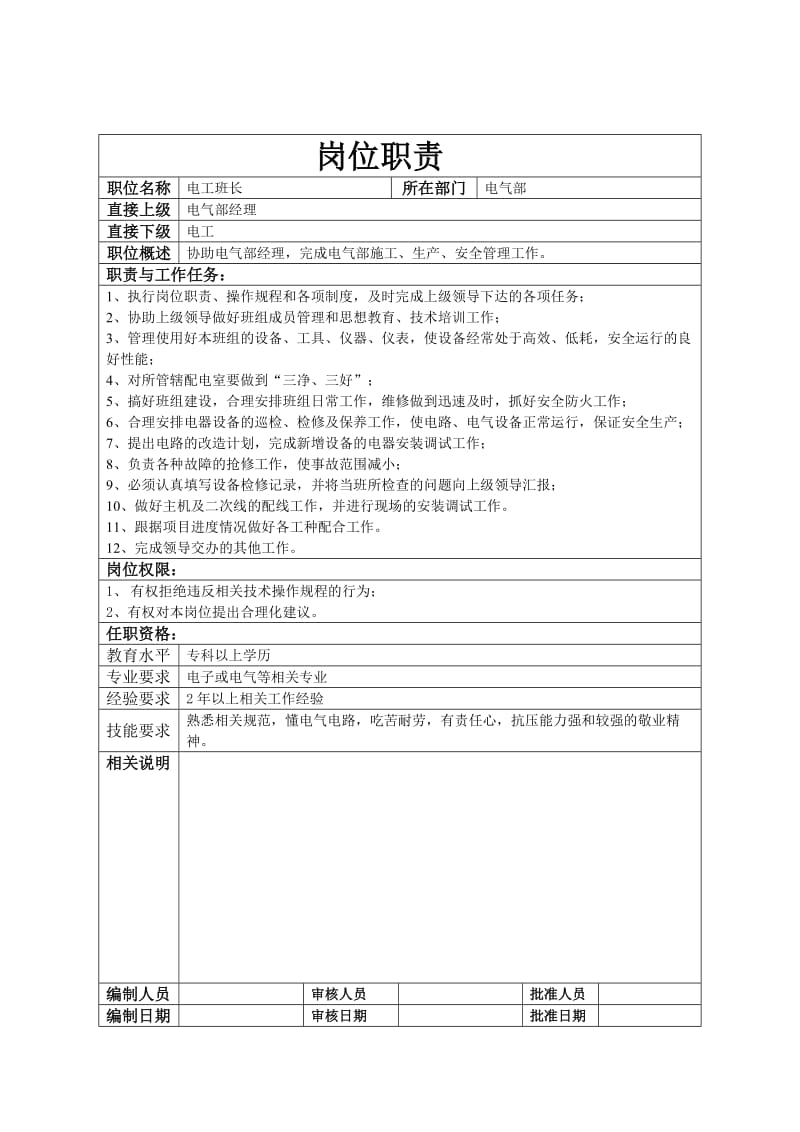 电气部组织结构图.doc_第3页